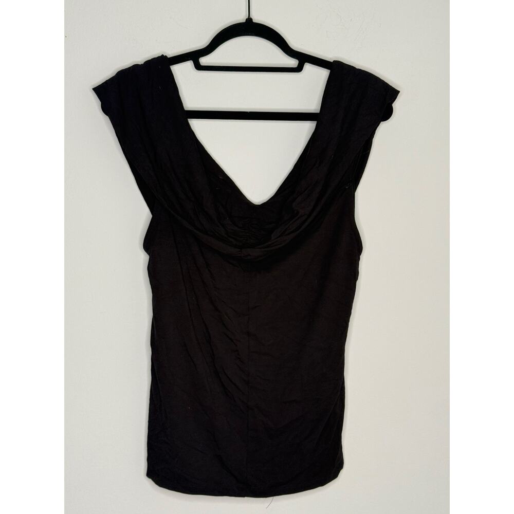 Eloquii Black Twist Front Off Shoulder Stretchy Top Sz 18/20 NWOT Glam Club - Picture 3 of 7